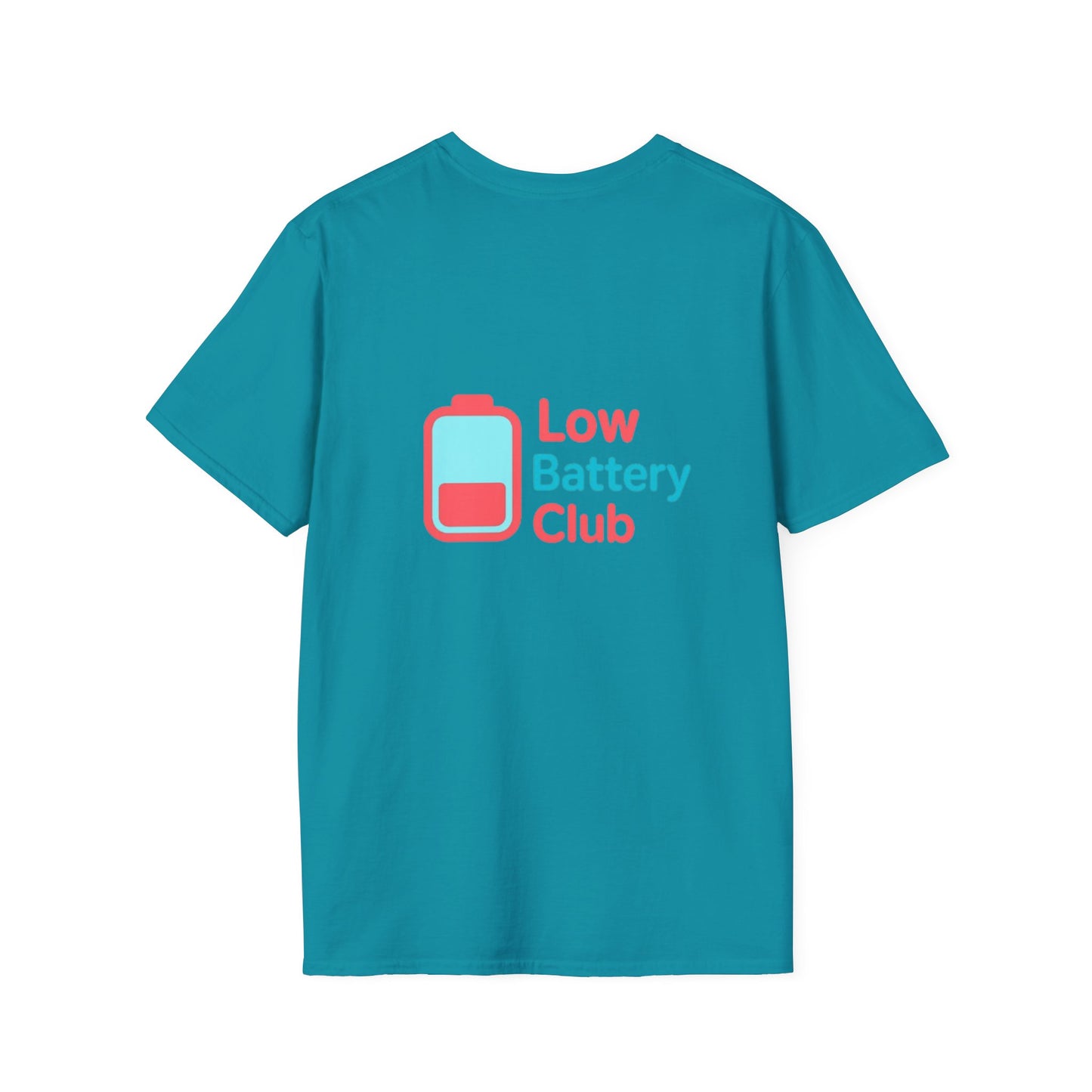 Low Battery Club Unisex Softstyle T-Shirt, Funny Tee for Introverts, Perfect Gift for Friends, Social Battery Shirt, Casual Wear, [...]