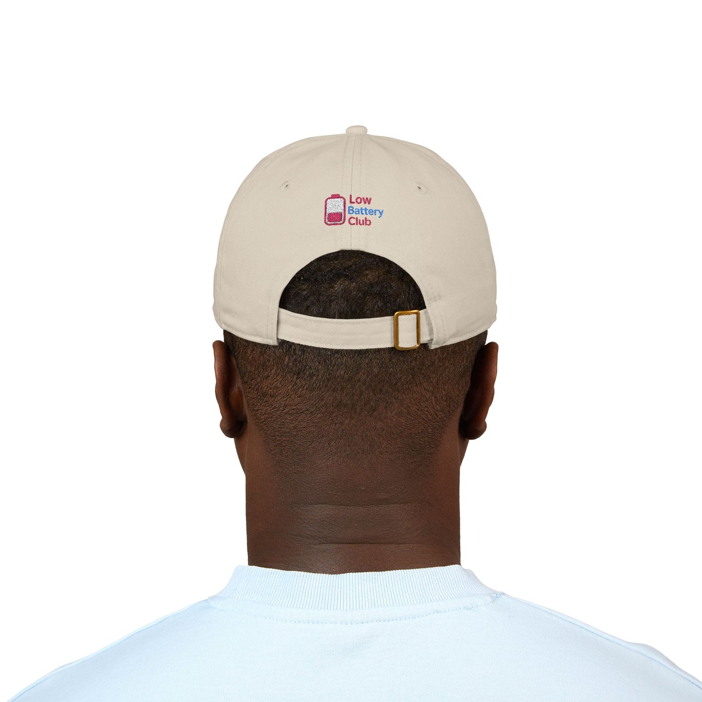 Organic Embroidered Baseball Cap - Do Not Disturb, Low Battery Club, Perfect Gift for Introverts, Casual Wear, Unique Accessories