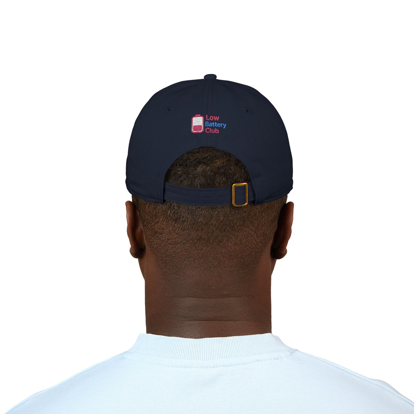 Organic Embroidered Baseball Cap - Do Not Disturb, Low Battery Club, Perfect Gift for Introverts, Casual Wear, Unique Accessories