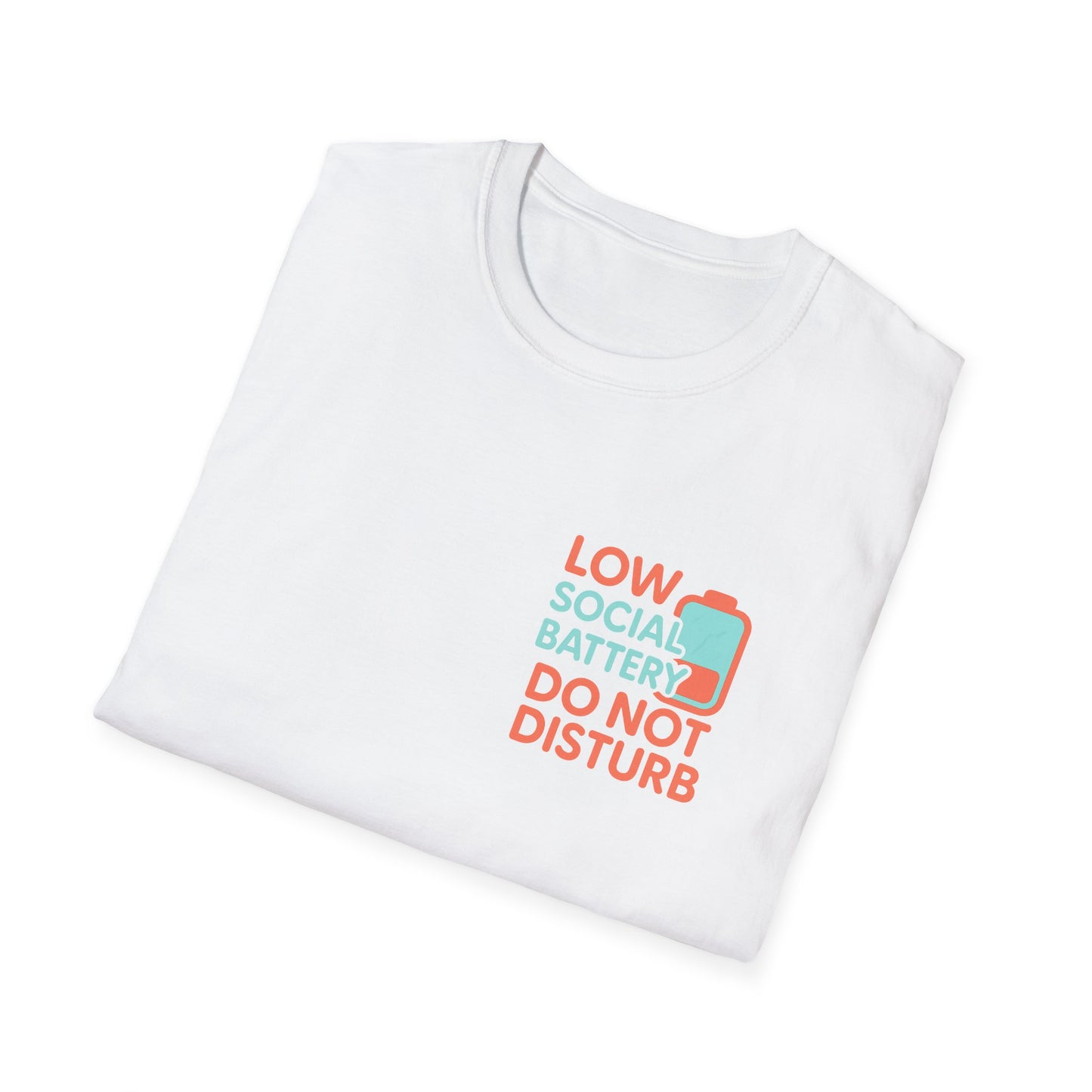 Low Battery Club Unisex Softstyle T-Shirt, Funny Tee for Introverts, Perfect Gift for Friends, Social Battery Shirt, Casual Wear, [...]