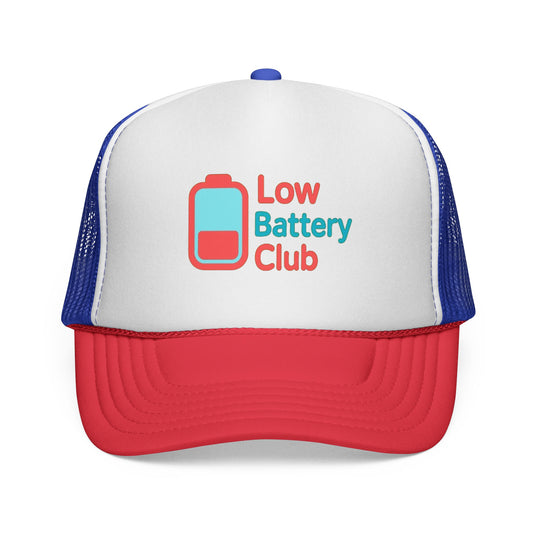 Low Battery Club Trucker Cap | Fun Baseball Hat for Casual Days, Great Gift for Friends & Family, Perfect for Outdoor Events, [...]