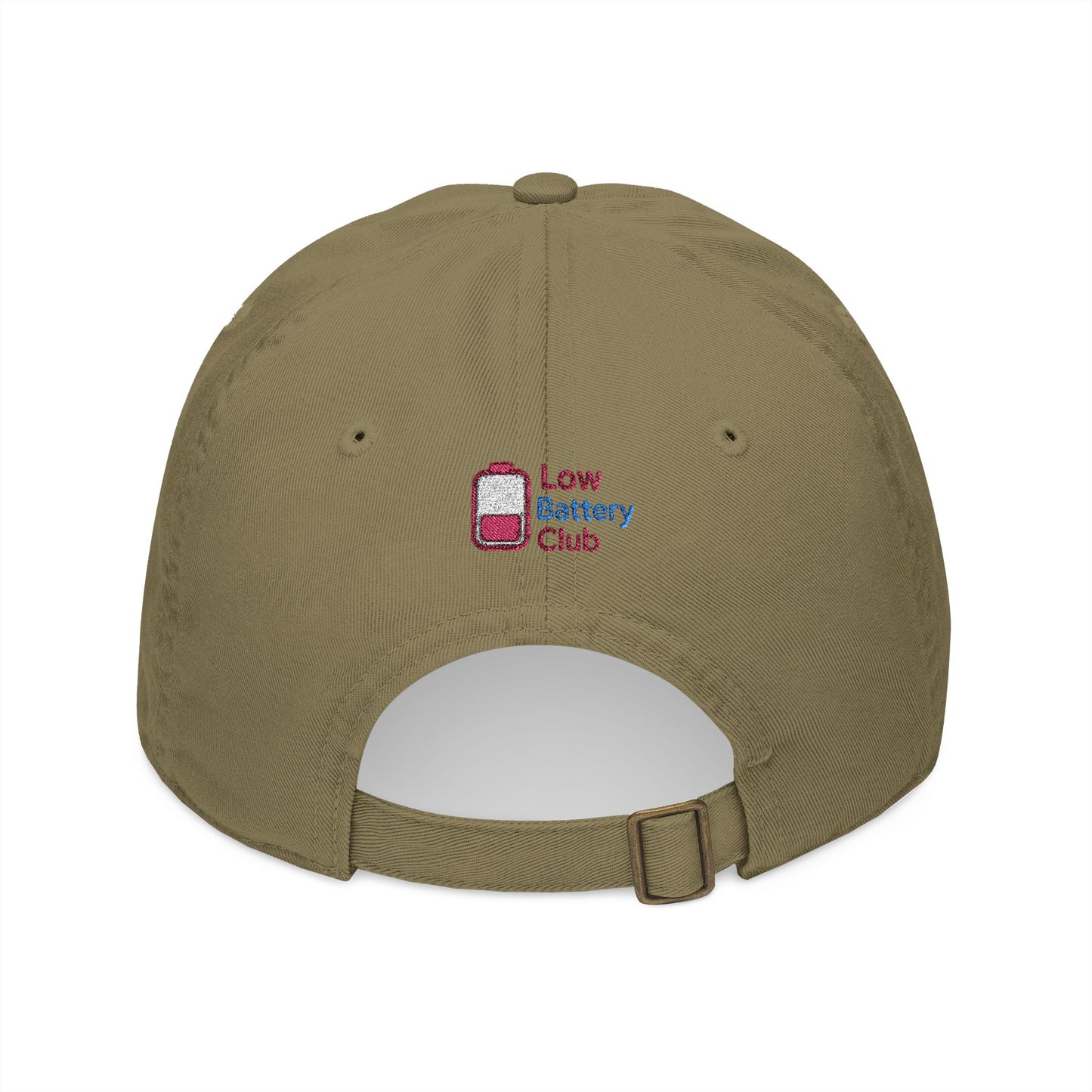 Organic Embroidered Baseball Cap - Do Not Disturb, Low Battery Club, Perfect Gift for Introverts, Casual Wear, Unique Accessories