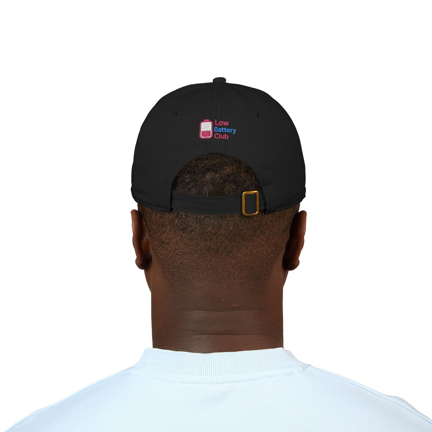 Organic Embroidered Baseball Cap - Do Not Disturb, Low Battery Club, Perfect Gift for Introverts, Casual Wear, Unique Accessories