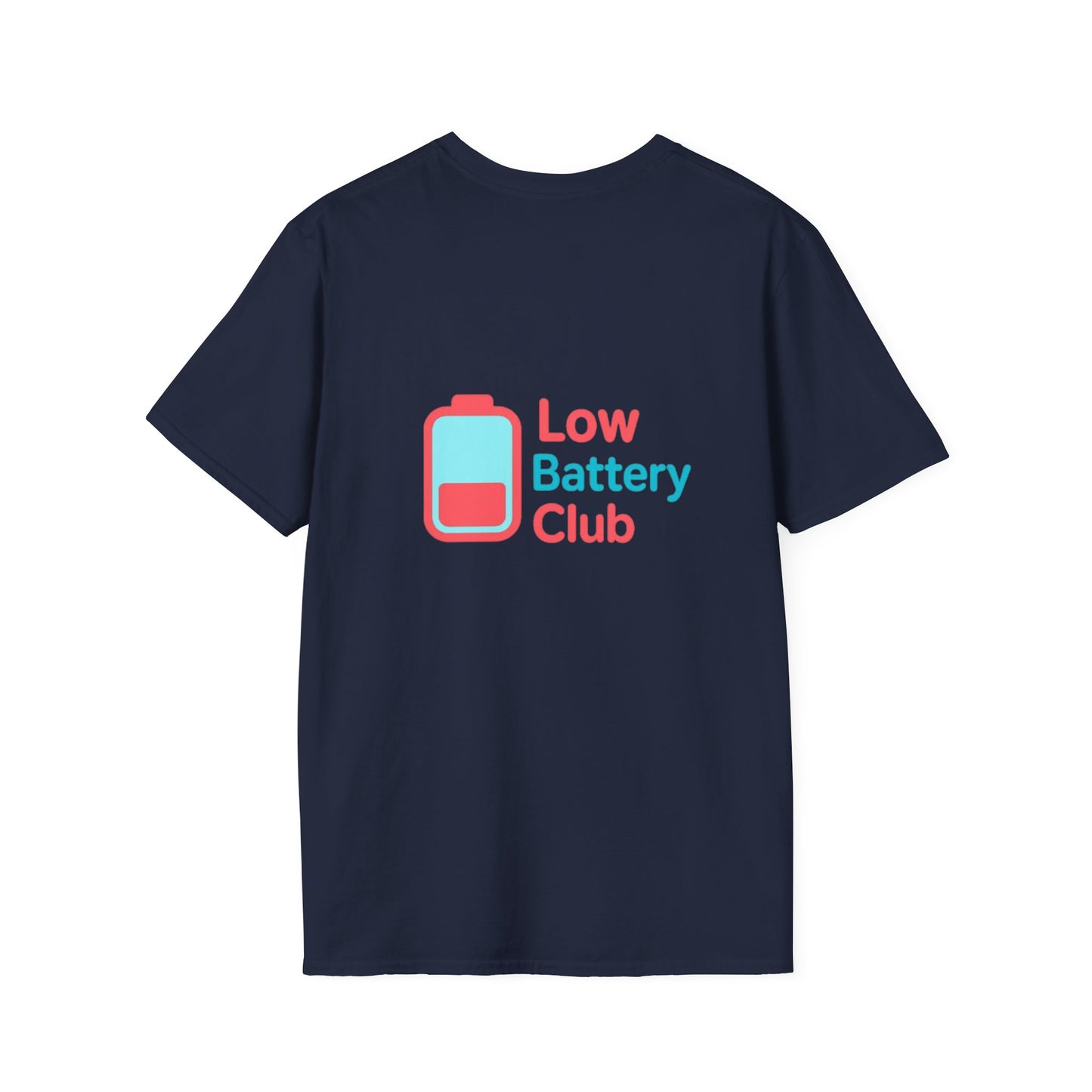 Low Battery Club Unisex Softstyle T-Shirt, Funny Tee for Introverts, Perfect Gift for Friends, Social Battery Shirt, Casual Wear, [...]
