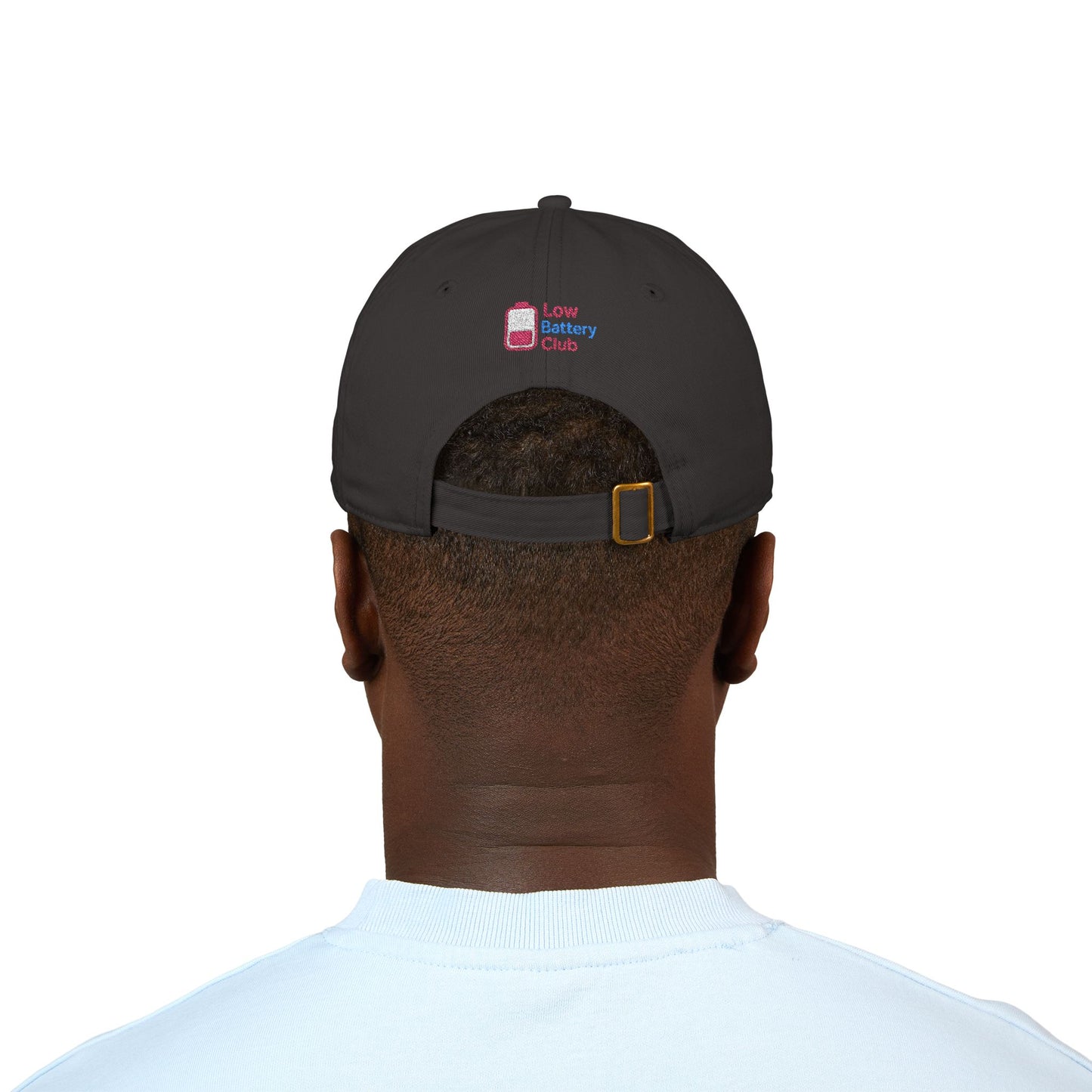 Organic Embroidered Baseball Cap - Do Not Disturb, Low Battery Club, Perfect Gift for Introverts, Casual Wear, Unique Accessories