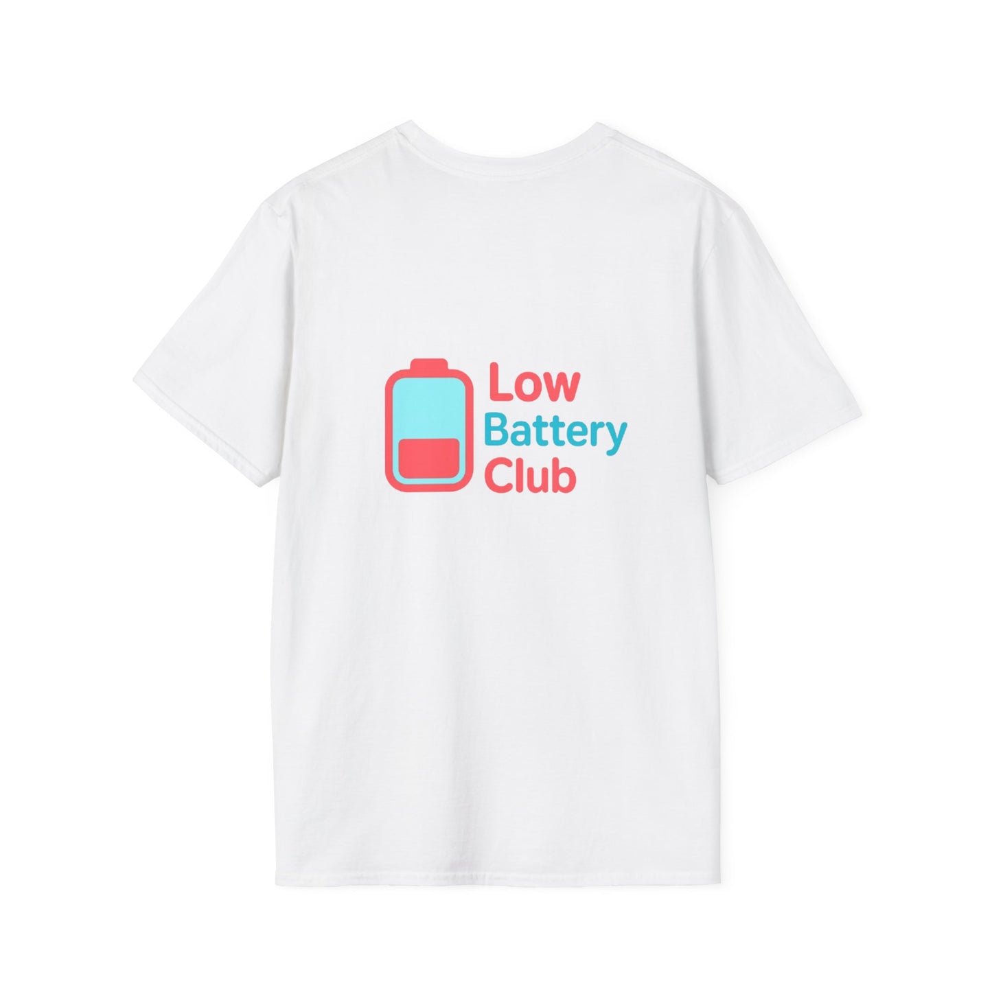 Low Battery Club Unisex Softstyle T-Shirt, Funny Tee for Introverts, Perfect Gift for Friends, Social Battery Shirt, Casual Wear, [...]